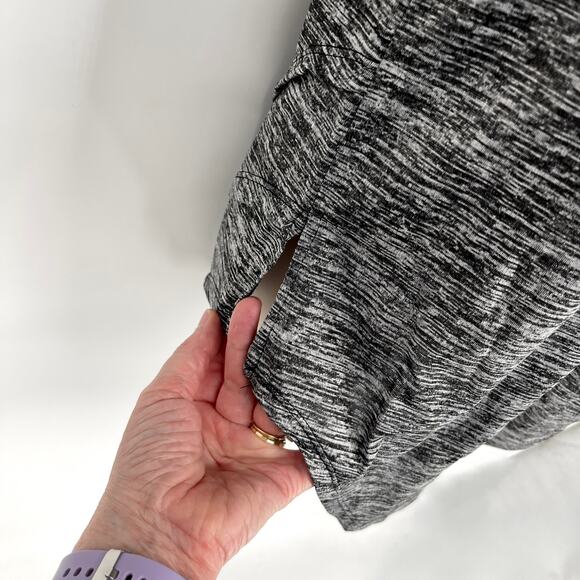 Homme + Femme NEW Womens Triple Layer CrossT-Shirt Sz S Heather Gray - Picture 4 of 11